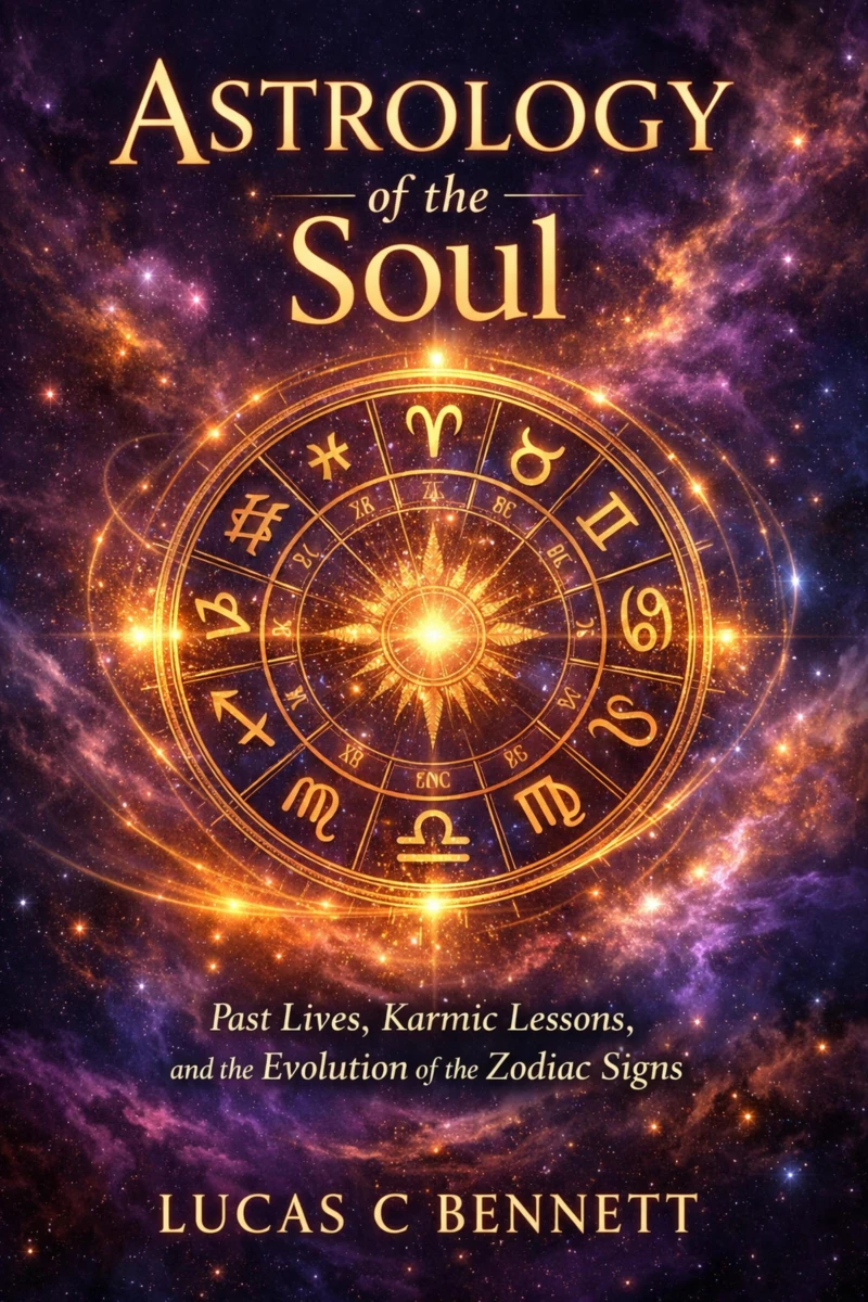 Portada: Astrology of the Soul: Past Lives, Karmic Lessons and the Evolution of the Zodiac Signs