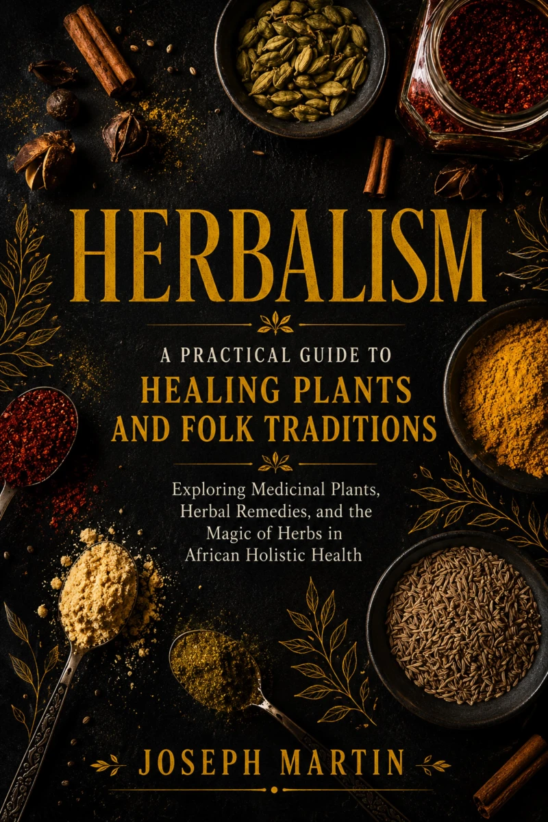 Portada: Herbalism: A Practical Guide to Healing Plants and Folk Traditions (Exploring Medicinal Plants, Herbal Remedies, and the Magic of Herbs in African Holistic Health)