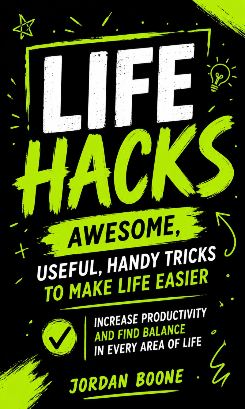 Portada: Life Hacks: Awesome, Useful, Handy Tricks to Make Life Easier (Increase Productivity and Find Balance in Every Area of Life)