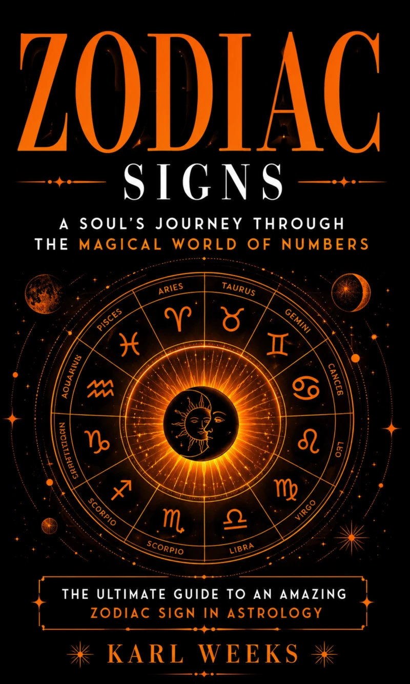 Portada: Zodiac Signs: A Soul’s Journey Through the Magical World of Numbers (The Ultimate Guide to an Amazing Zodiac Sign in Astrology)