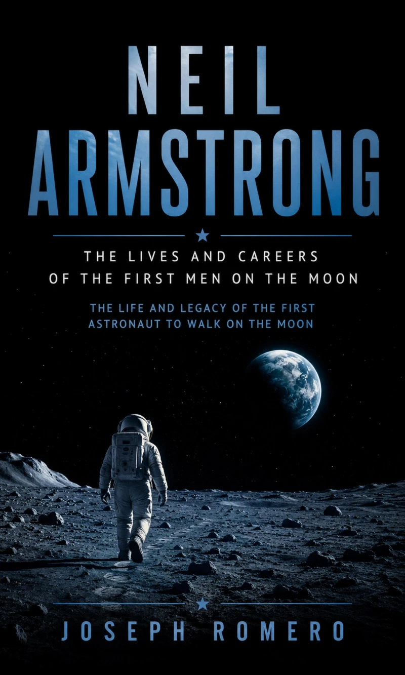 Portada: Neil Armstrong: The Lives and Careers of the First Men on the Moon (The Life and Legacy of the First Astronaut to Walk on the Moon)
