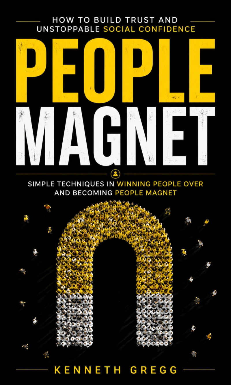 Portada: People Magnet: How to Build Trust and Unstoppable Social Confidence (Simple Techniques in Winning People Over and Becoming People Magnet)