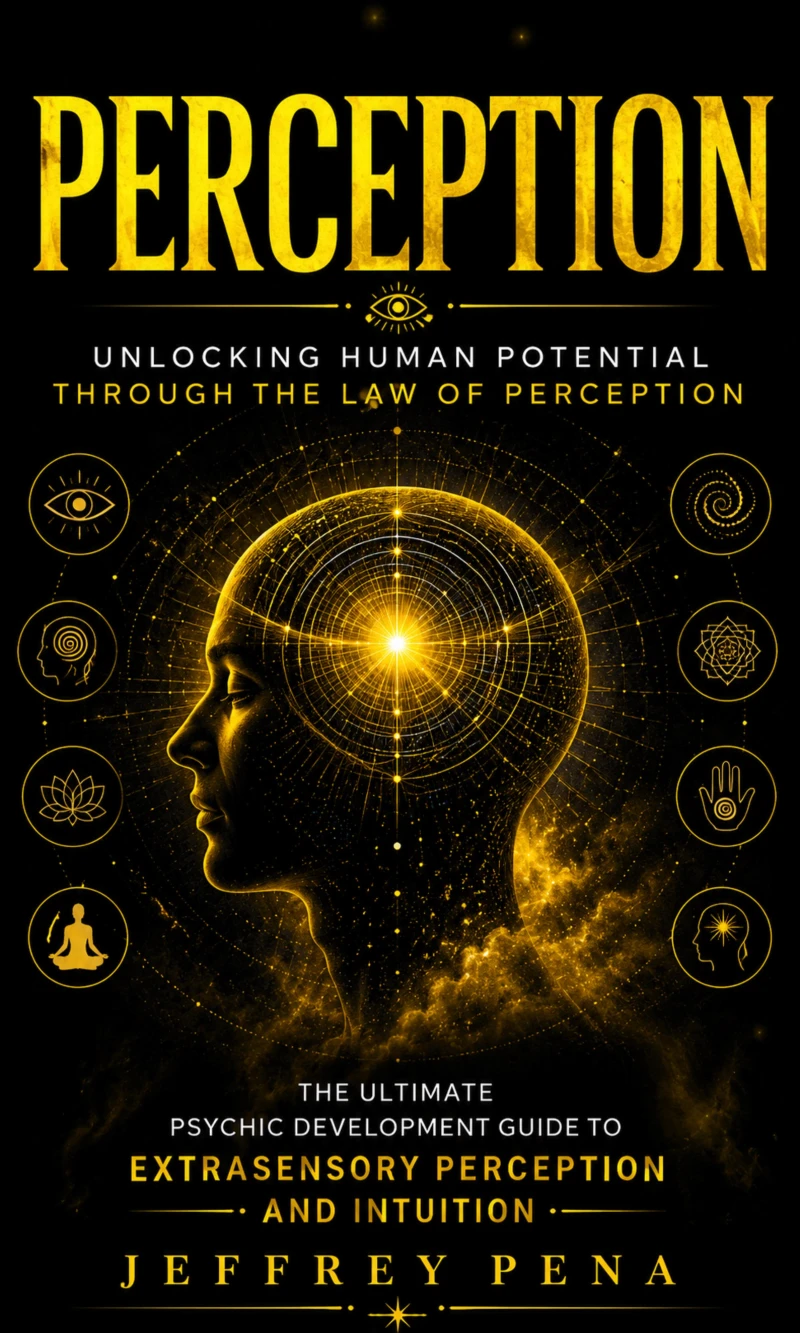 Portada: Perception: Unlocking Human Potential Through the Law of Perception (The Ultimate Psychic Development Guide to Extrasensory Perception and Intuition)