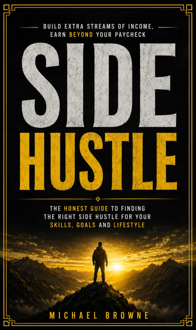 Portada: Side Hustle: Build Extra Streams of Income, Earn Beyond Your Paycheck (The Honest Guide to Finding the Right Side Hustle for Your Skills, Goals and Lifestyle)