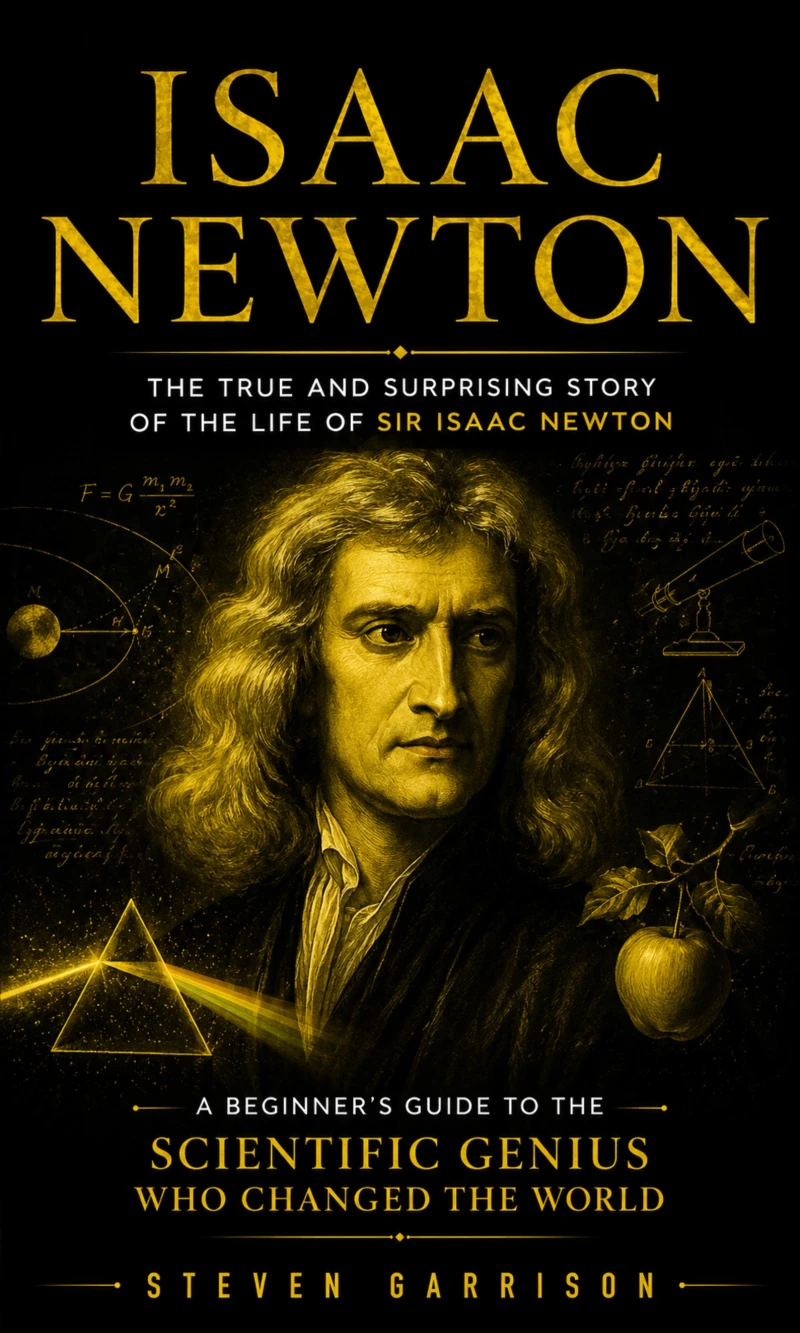 Portada: Isaac Newton: The True and Surprising Story of the Life of Sir Isaac Newton (A Beginner’s Guide to the Scientific Genius Who Changed the World)