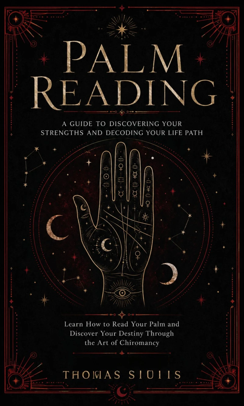 Portada: Palm Reading: A Guide to Discovering Your Strengths and Decoding Your Life Path (Learn How to Read Your Palm and Discover Your Destiny Through the Art of Chiromancy)