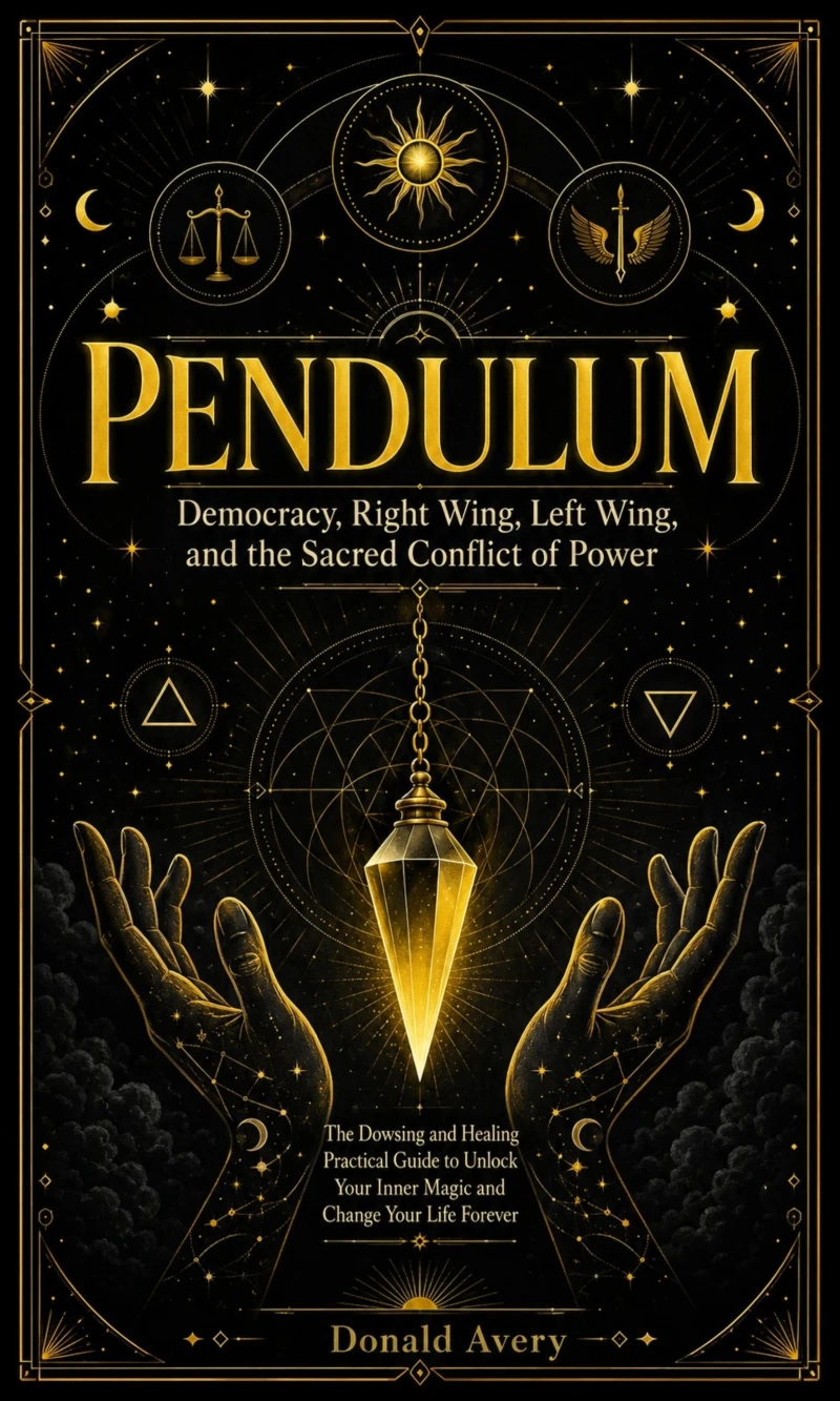 Portada: Pendulum: Democracy, Right Wing, Left Wing, and the Sacred Conflict of Power (The Dowsing and Healing Practical Guide to Unlock Your Inner Magic and Change Your Life Forever)