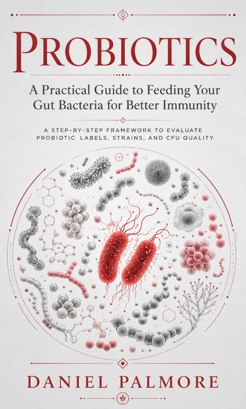 Portada: Probiotics: A Practical Guide to Feeding Your Gut Bacteria for Better Immunity (A Step-by-step Framework to Evaluate Probiotic Labels, Strains, and Cfu Quality)