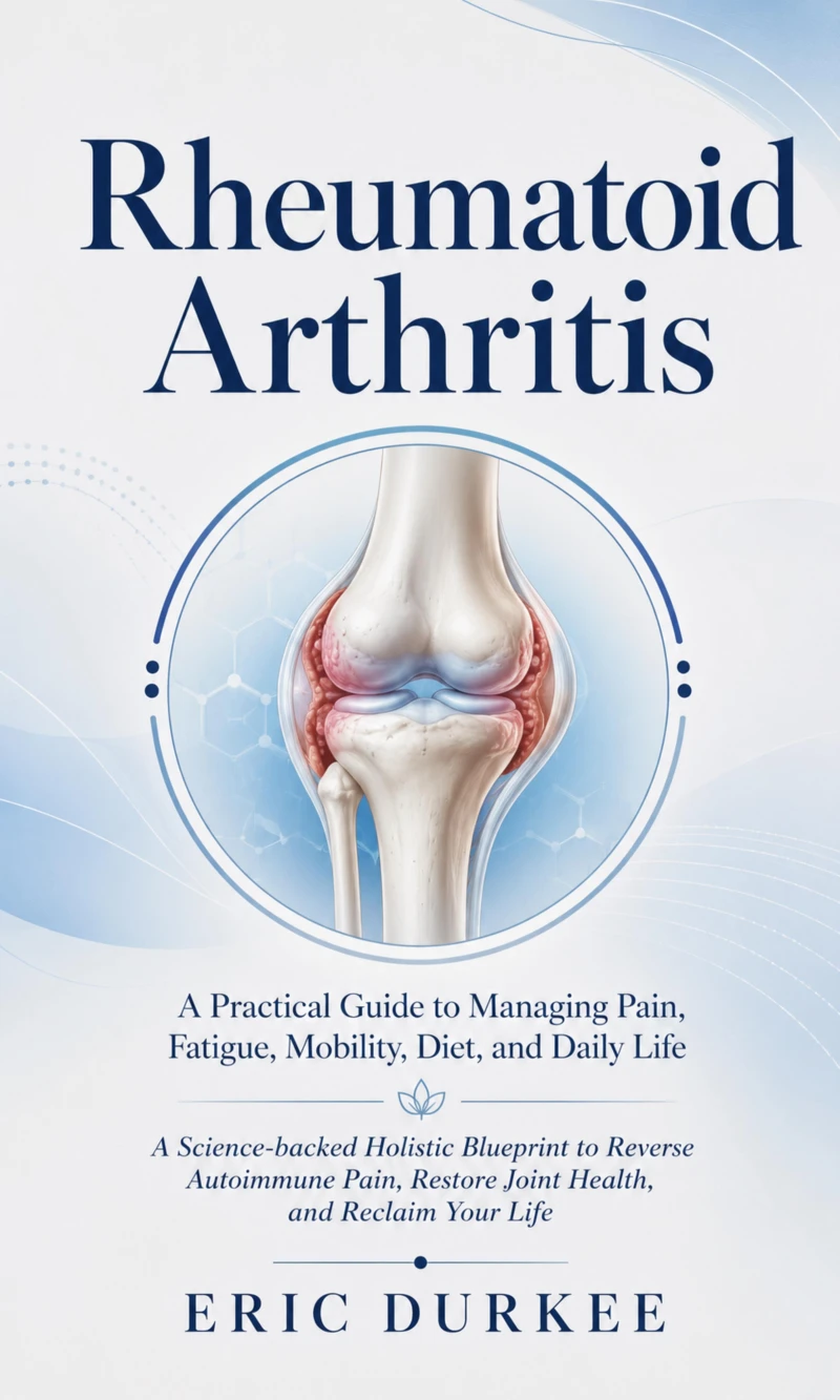 Portada: Rheumatoid Arthritis: A Practical Guide to Managing Pain, Fatigue, Mobility, Diet, and Daily Life (A Science-backed Holistic Blueprint to Reverse Autoimmune Pain, Restore Joint Health, and Reclaim Your Life)