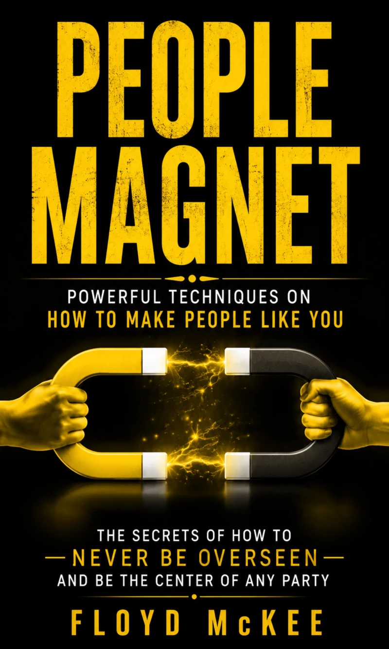 Portada: People Magnet: Powerful Techniques on How to Make People Like You (The Secrets of How to Never Be Overseen and Be the Center of Any Party)