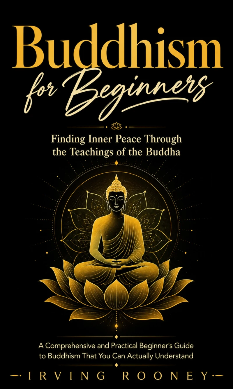 Portada: Buddhism for Beginners: Finding Inner Peace Through the Teachings of the Buddha (A Comprehensive and Practical Beginner's Guide to Buddhism That You Can Actually Understand)