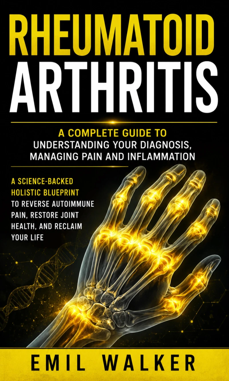 Portada: Rheumatoid Arthritis: A Complete Guide to Understanding Your Diagnosis, Managing Pain and Inflammation (A Science-backed Holistic Blueprint to Reverse Autoimmune Pain, Restore Joint Health, and Reclaim Your Life)