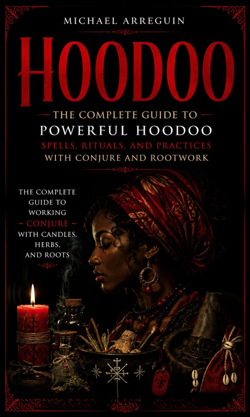 Portada: Hoodoo: The Complete Guide to Working Conjure With Candles, Herbs, and Roots (The Complete Guide to Powerful Hoodoo Spells, Rituals, and Practices With Conjure and Rootwork)