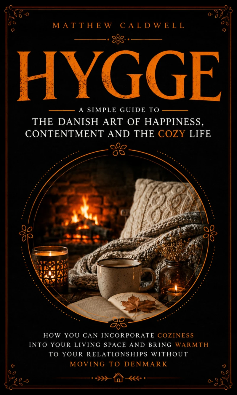 Portada: Hygge: A Simple Guide to the Danish Art of Happiness, Contentment and the Cozy Life (How You Can Incorporate Coziness Into Your Living Space and Bring Warmth to Your Relationships Without Moving to Denmark)
