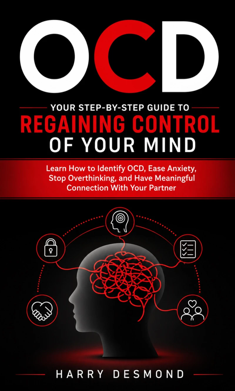 Portada: OCD: Your Step-by-step Guide to Regaining Control of Your Mind (Learn How to Identify OCD, Ease Anxiety, Stop Overthinking, and Have Meaningful Connection With Your Partner)