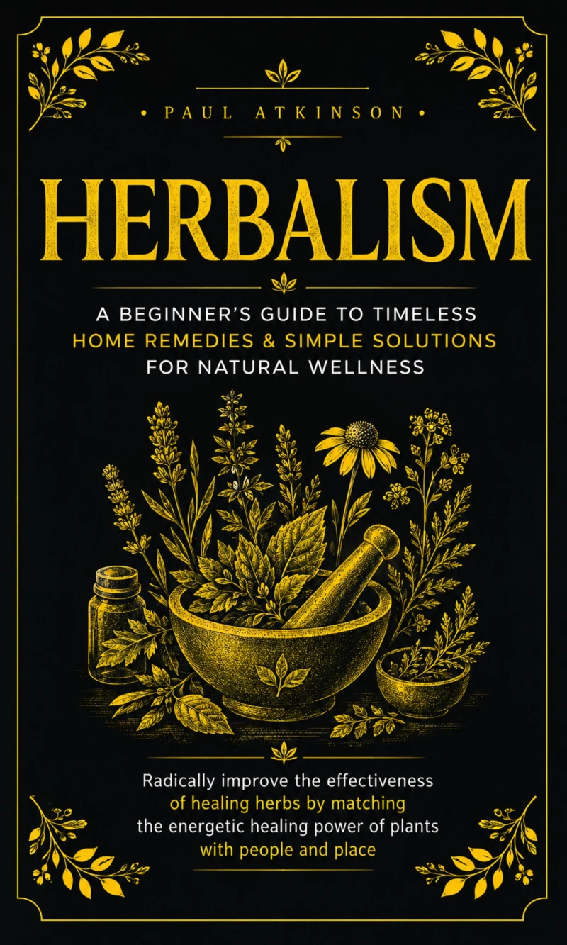 Portada: Herbalism: A Beginner's Guide to Timeless Home Remedies & Simple Solutions for Natural Wellness (Radically Improve the Effectiveness of Healing Herbs by Matching the Energetic Healing Power of Plants With People and Place)