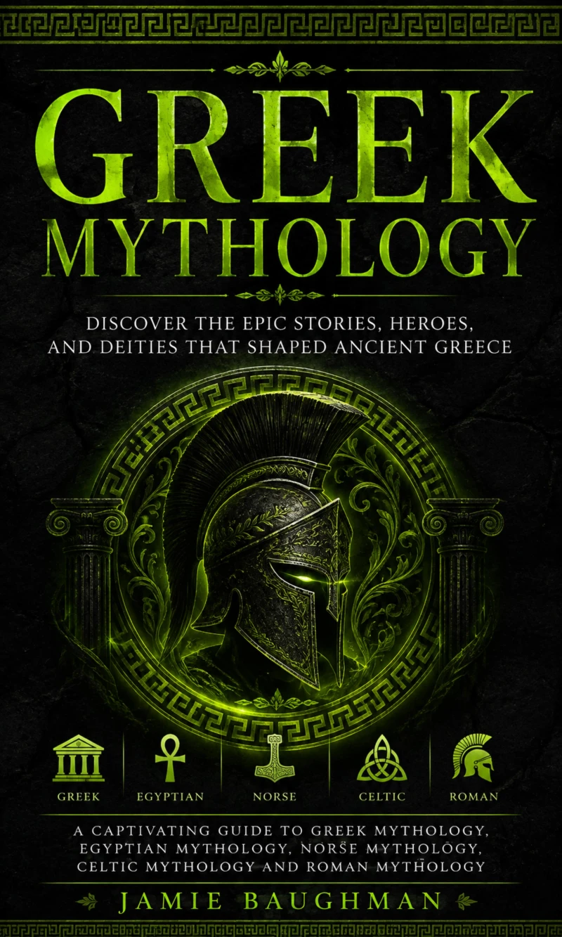 Portada: Greek Mythology: Discover the Epic Stories, Heroes, and Deities That Shaped Ancient Greece (A Captivating Guide to Greek Mythology, Egyptian Mythology, Norse Mythology, Celtic Mythology and Roman Mythology)
