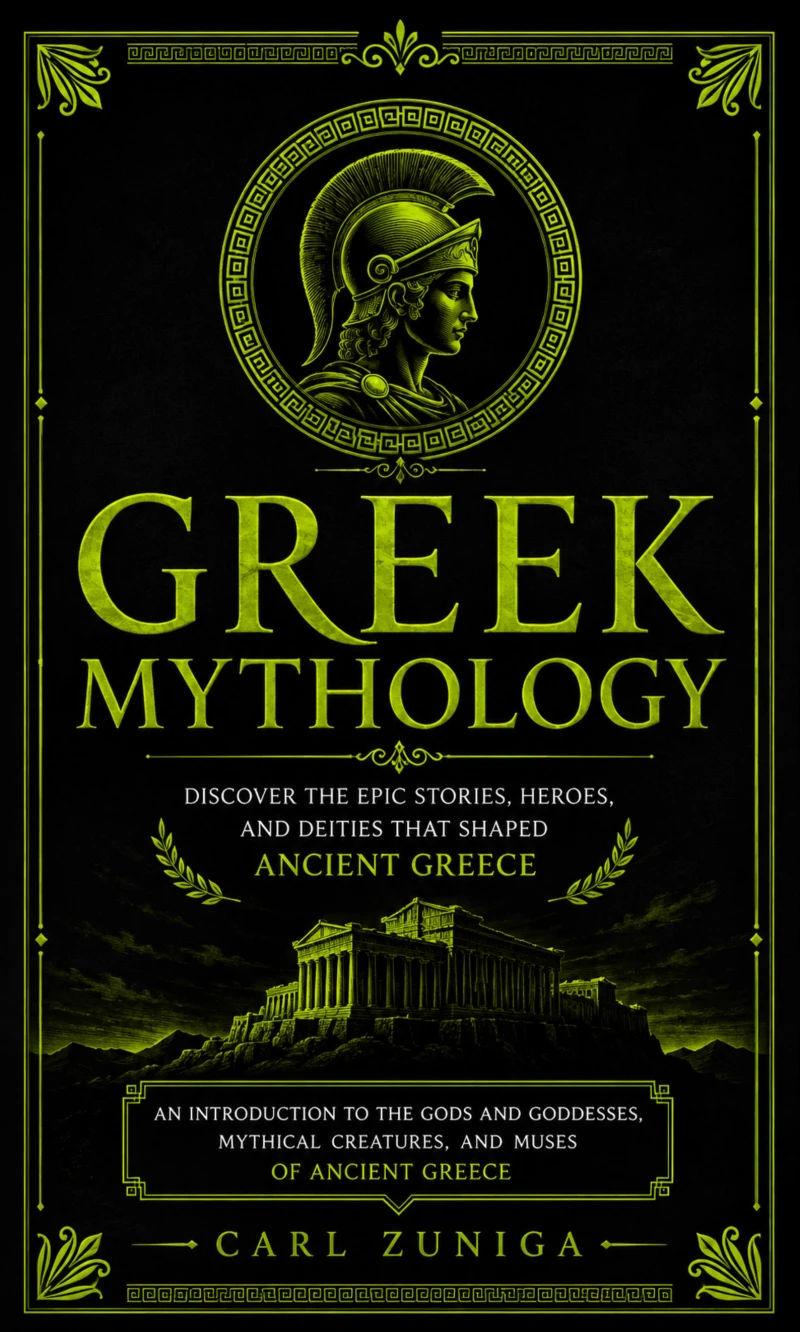 Portada: Greek Mythology: Discover the Epic Stories, Heroes, and Deities That Shaped Ancient Greece (An Introduction to the Gods and Goddesses, Mythical Creatures, and Muses of Ancient Greece)