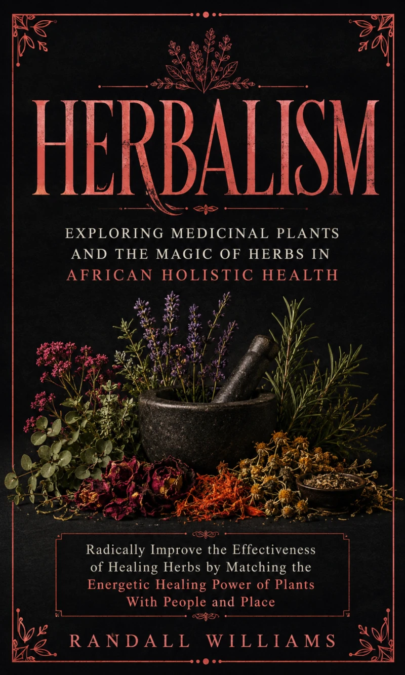 Portada: Herbalism: Exploring Medicinal Plants and the Magic of Herbs in African Holistic Health (Radically Improve the Effectiveness of Healing Herbs by Matching the Energetic Healing Power of Plants With People and Place)