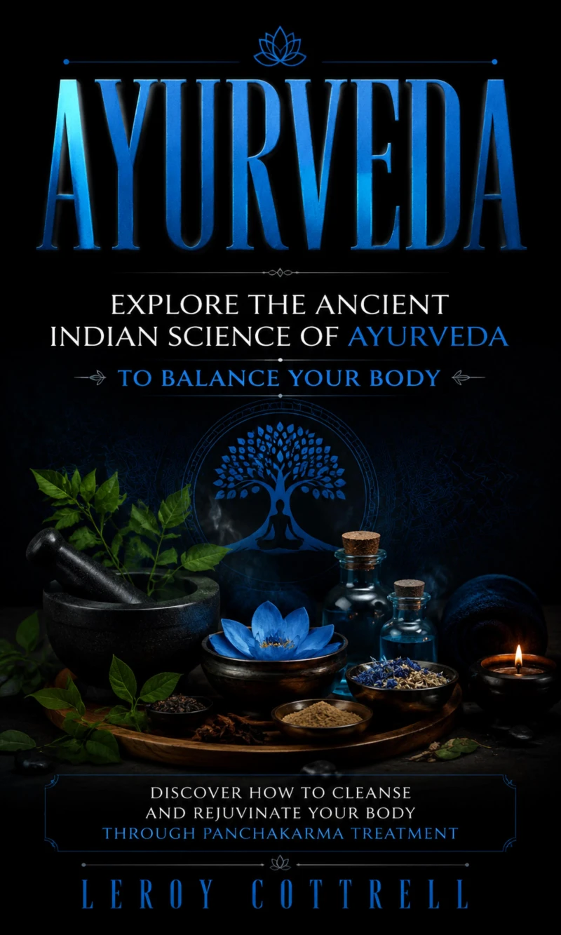Portada: Ayurveda: Explore the Ancient Indian Science of Ayurveda to Balance Your Body (Discover How to Cleanse and Rejuvinate Your Body Through Panchakarma Treatment)
