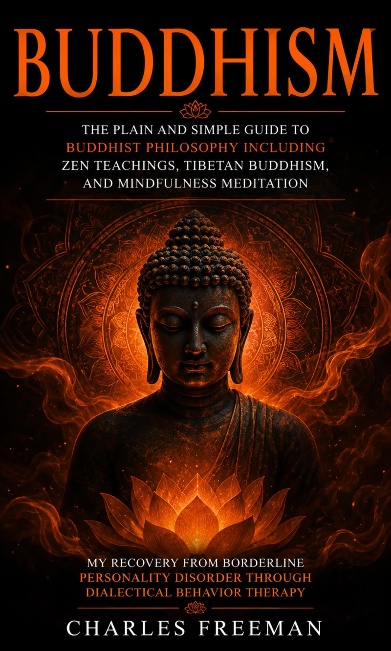 Portada: Buddhism: My Recovery From Borderline Personality Disorder Through Dialectical Behavior Therapy (Plain and Simple Guide to Buddhist Philosophy Including Zen Teachings, Tibetan Buddhism, and Mindfulness Meditation)
