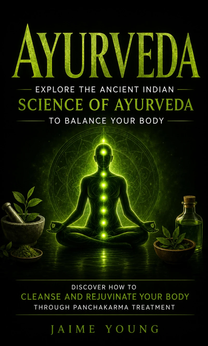 Portada: Ayurveda: Explore the Ancient Indian Science of Ayurveda to Balance Your Body (Discover How to Cleanse and Rejuvinate Your Body Through Panchakarma Treatment)