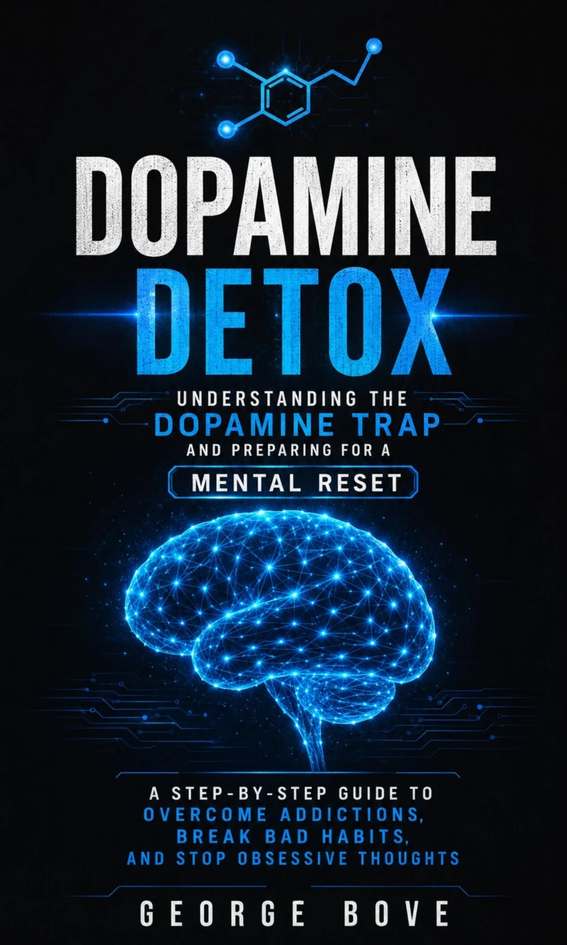 Portada: Dopamine Detox: Understanding the Dopamine Trap and Preparing for a Mental Reset (A Step-by-step Guide to Overcome Addictions, Break Bad Habits, and Stop Obsessive Thoughts)