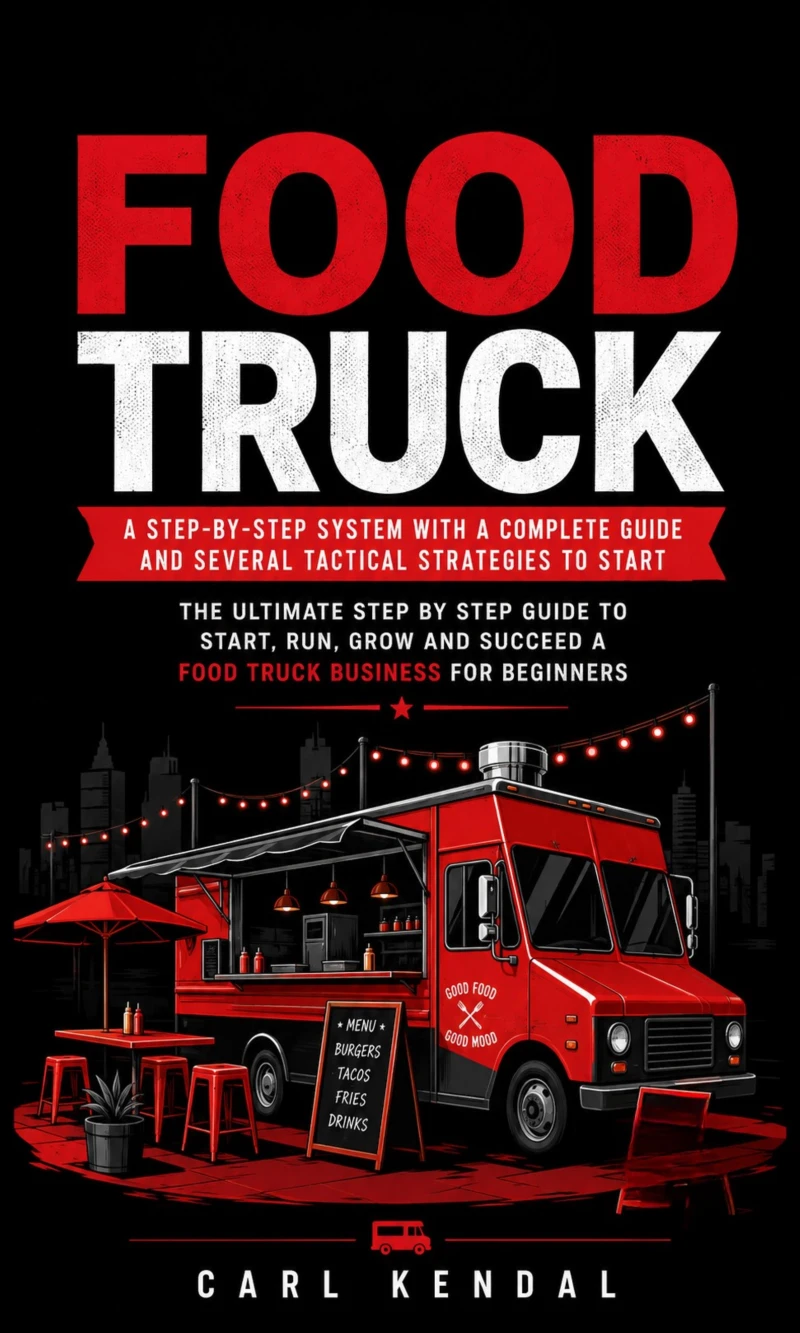 Portada: Food Truck: A Step-by-step System With a Complete Guide and Several Tactical Strategies to Start (The Ultimate Step by Step Guide to Start, Run, Grow and Succeed a Food Truck Business for Beginners)