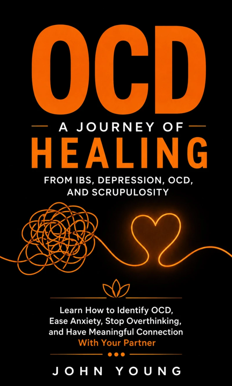 Portada: OCD: A Journey of Healing From Ibs, Depression, OCD, and Scrupulosity (Learn How to Identify OCD, Ease Anxiety, Stop Overthinking, and Have Meaningful Connection With Your Partner)