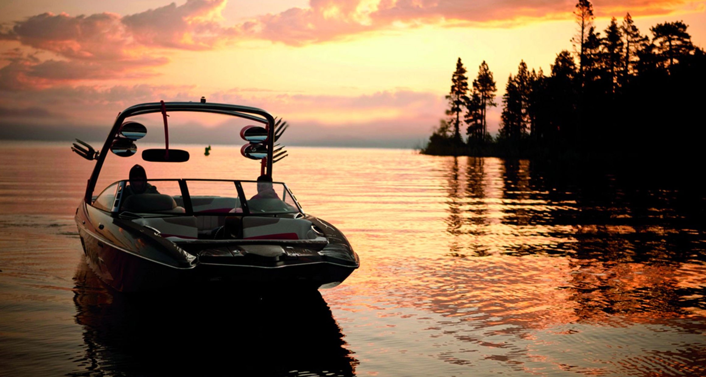 Boat Lake Sunset Featured Teaser Retina