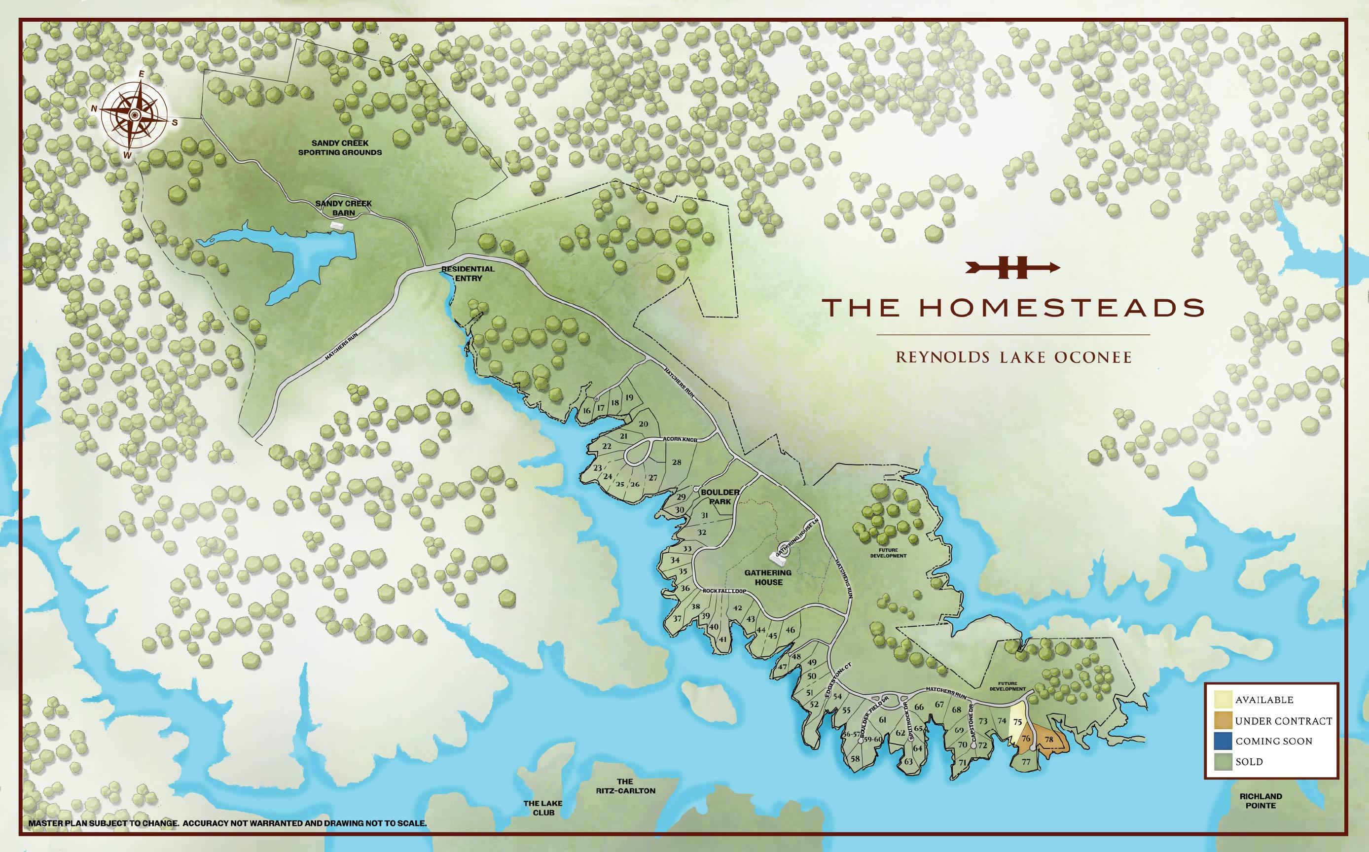 HOMESTEAD SITE MAP 12 12 25 LOTS 75 78