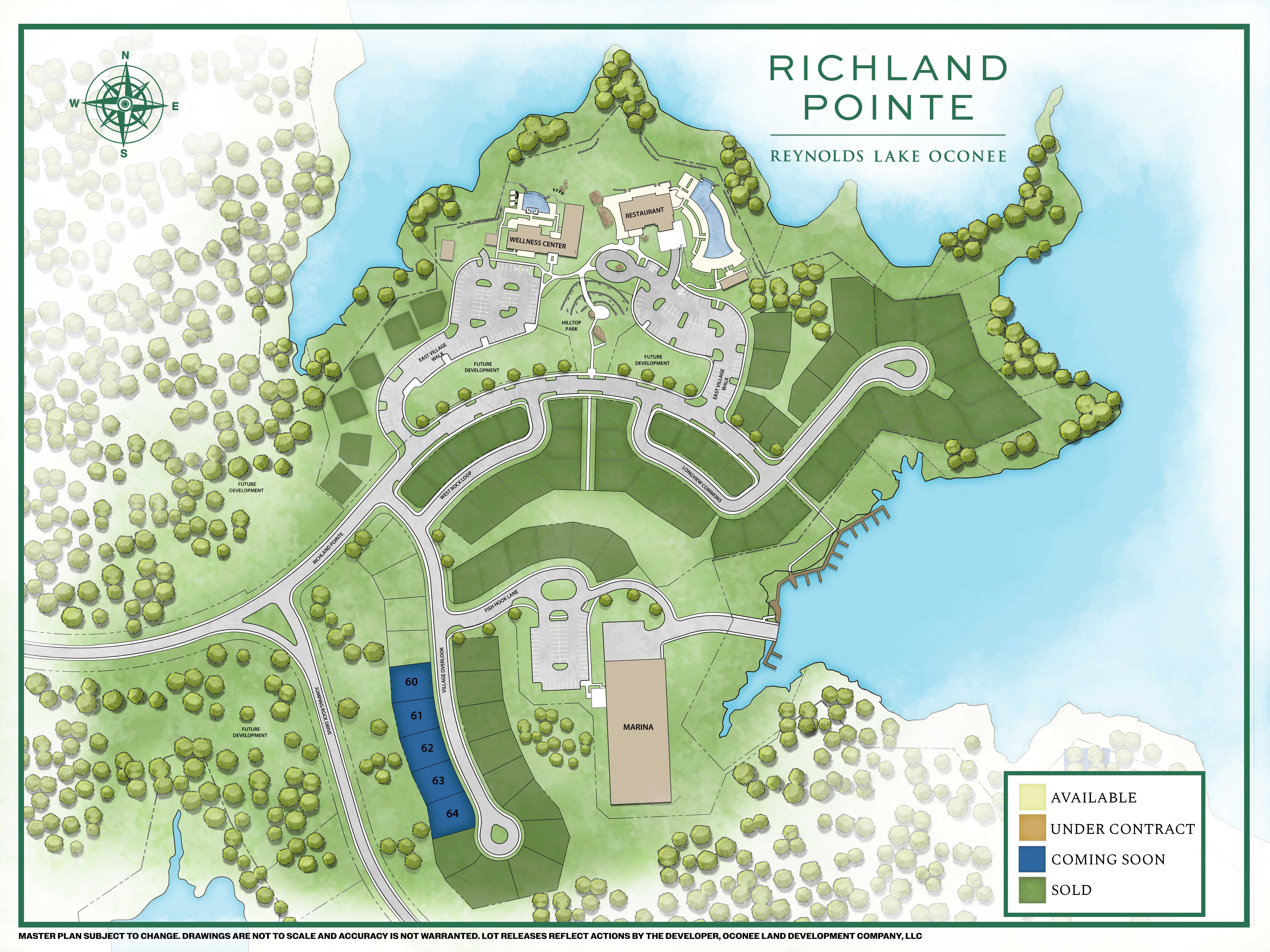 Richland Pointe Site Map LOTS 10 8 25 reduced