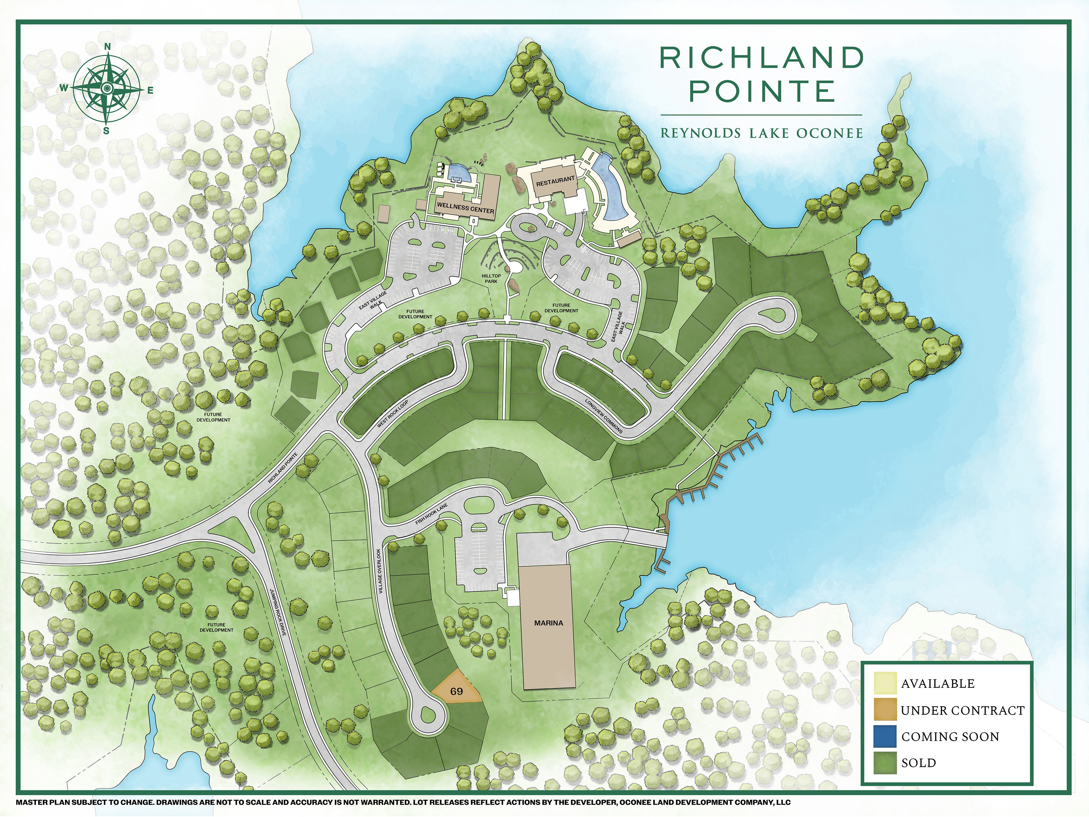 Richland Pointe Site Map LOTS 8 27 25