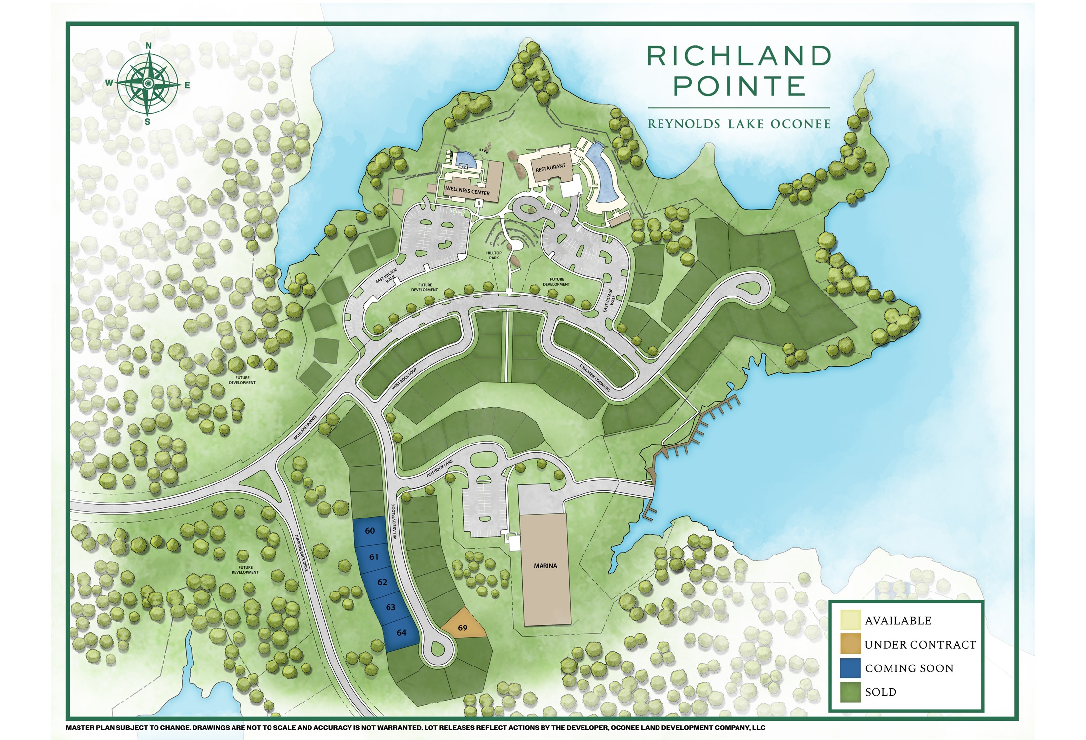 Richland Pointe Village Release Map Blue