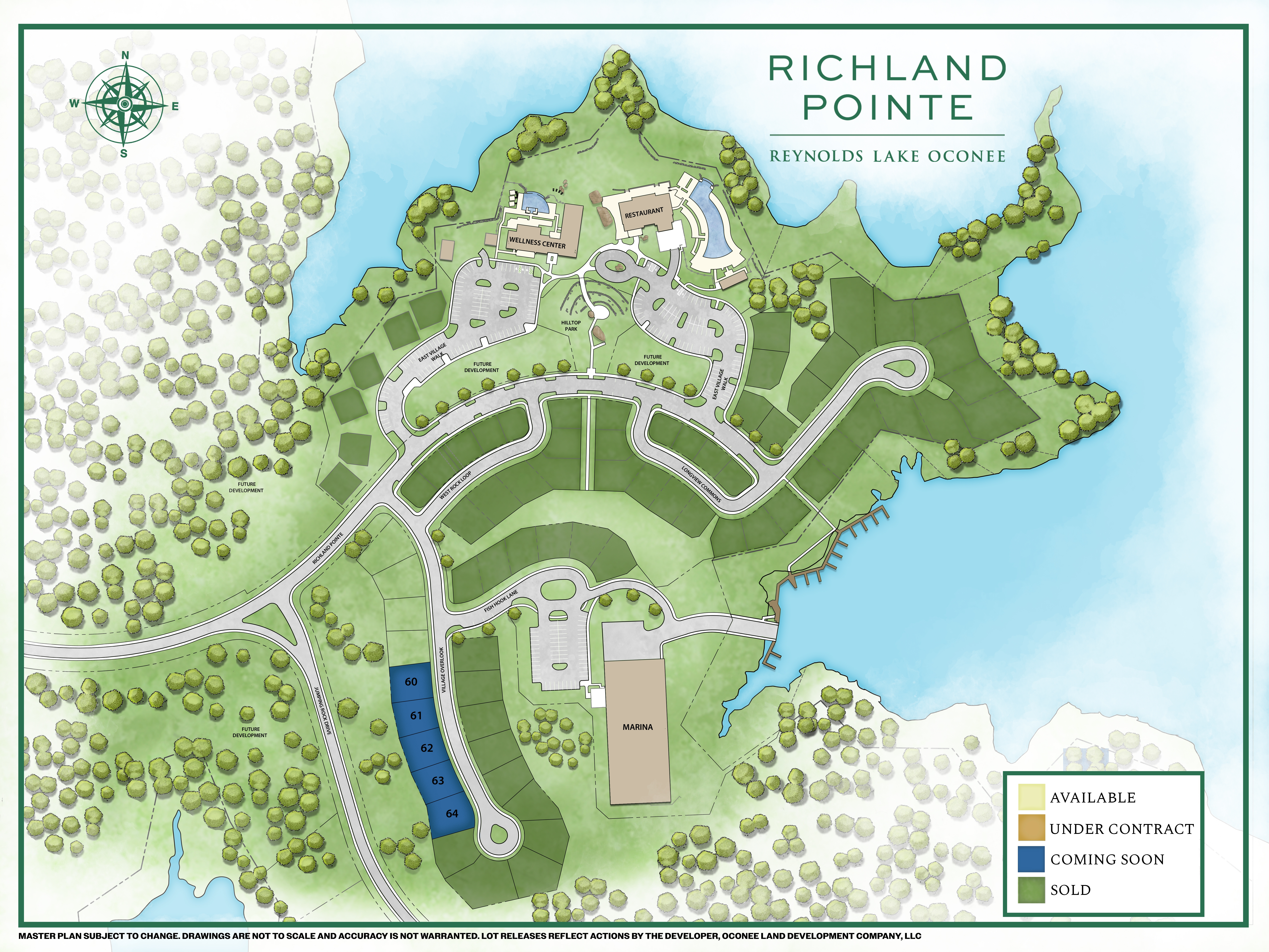 Richland Pointe Site Map LOTS 10 8 25