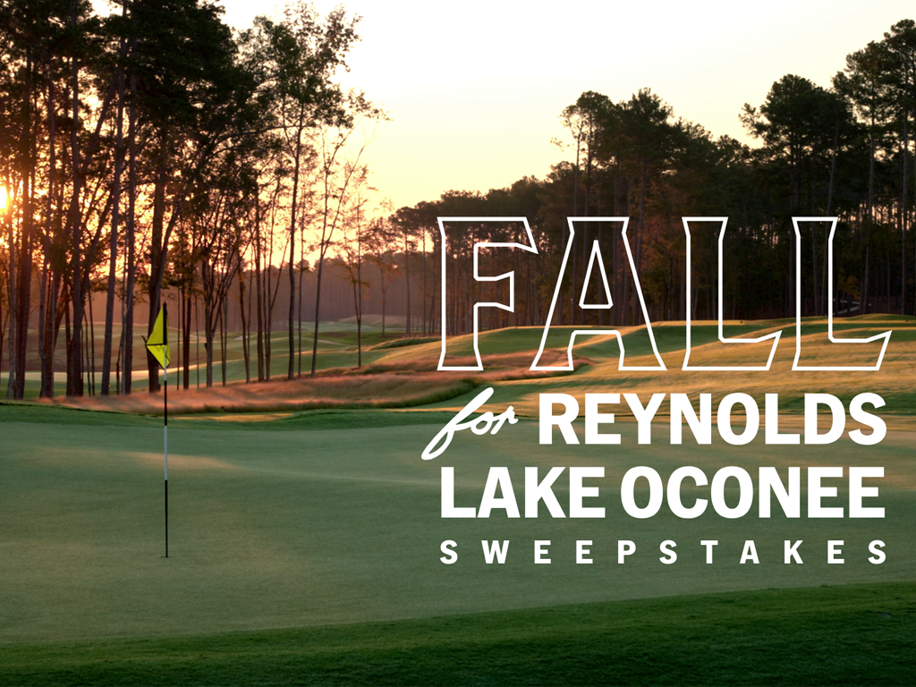 Become a Reynolds Insider for a Chance to Win the Fall for Reynolds Lake Oconee Sweepstakes.
