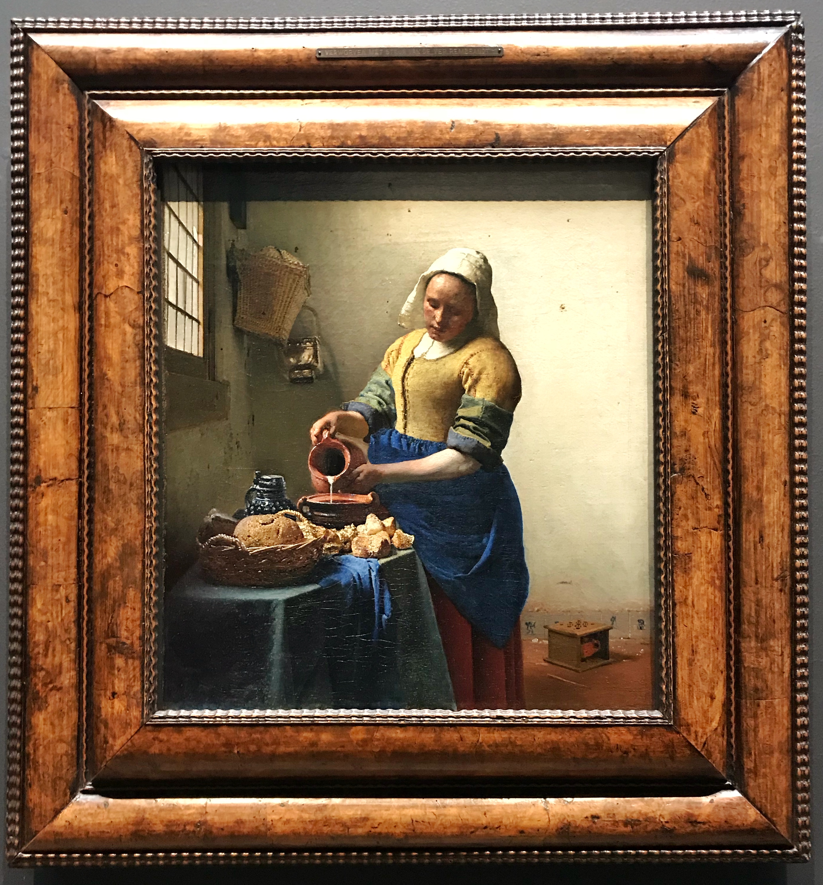 The Milkmaid by Vermeer 1660
