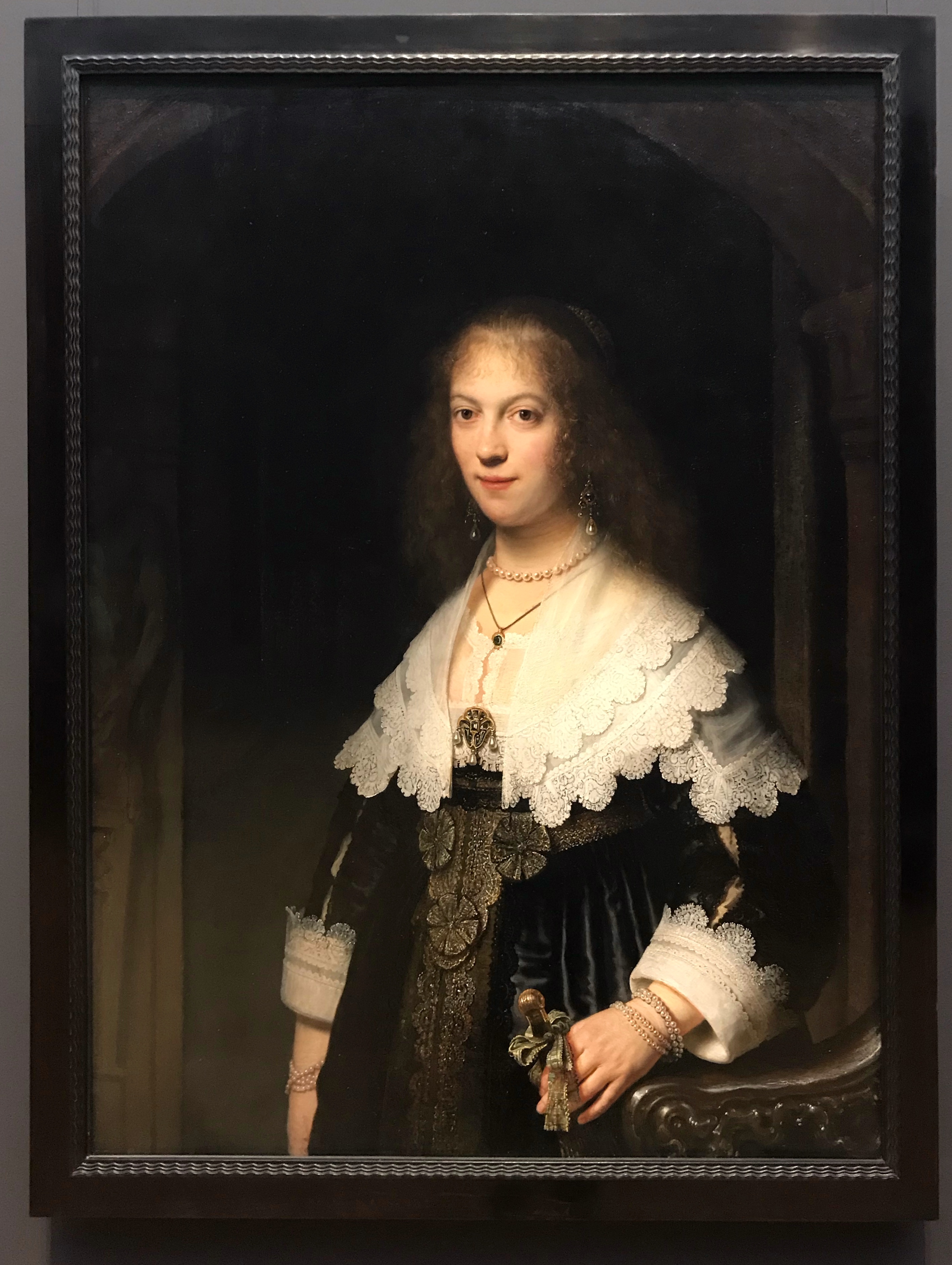 Portrait of Unknown Woman by Rembrandt 1639