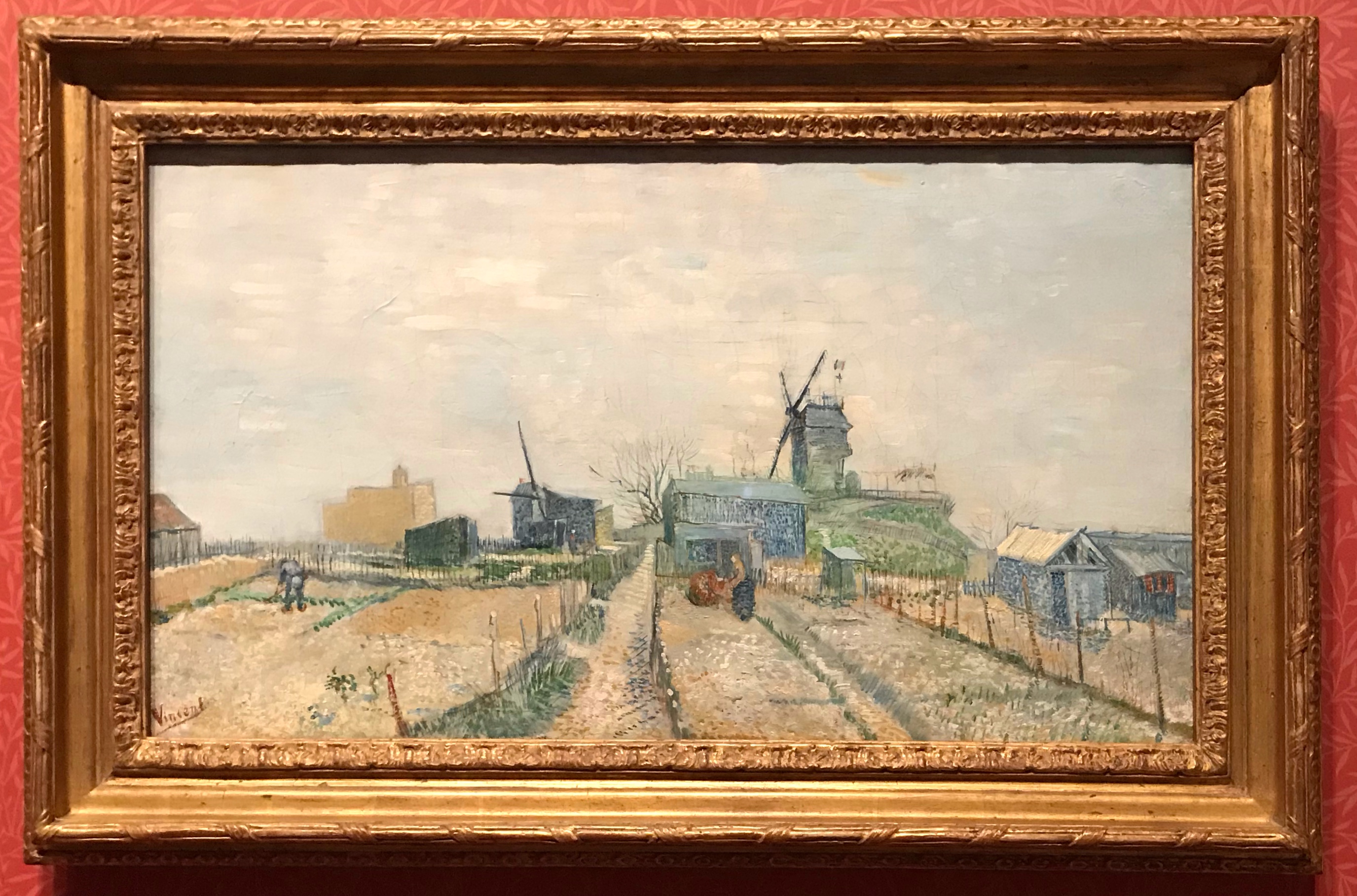 Montmartre: Windmills and Allotments Van Gogh 1887
