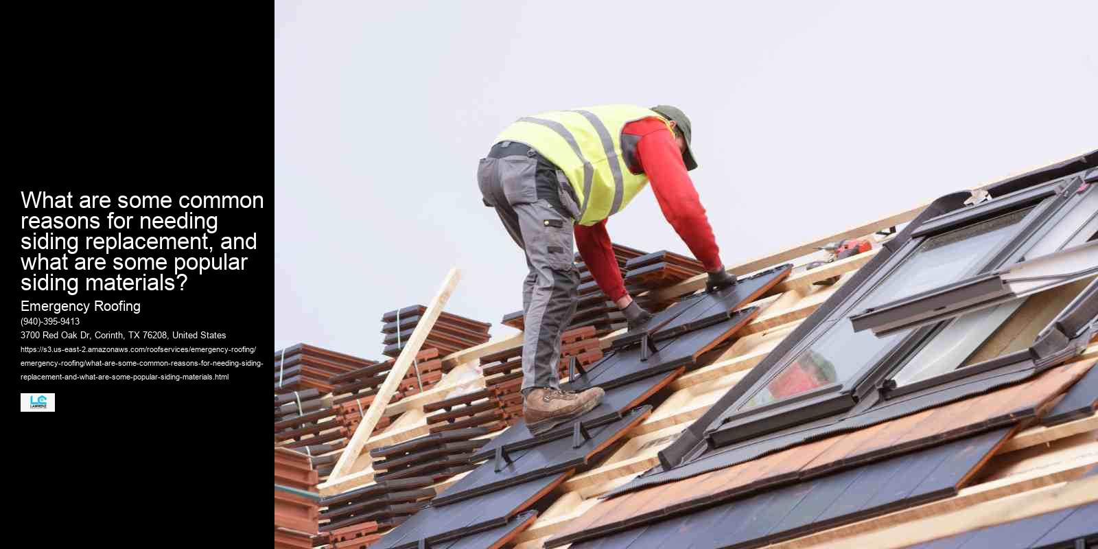 What are some common reasons for needing siding replacement, and what are some popular siding materials?