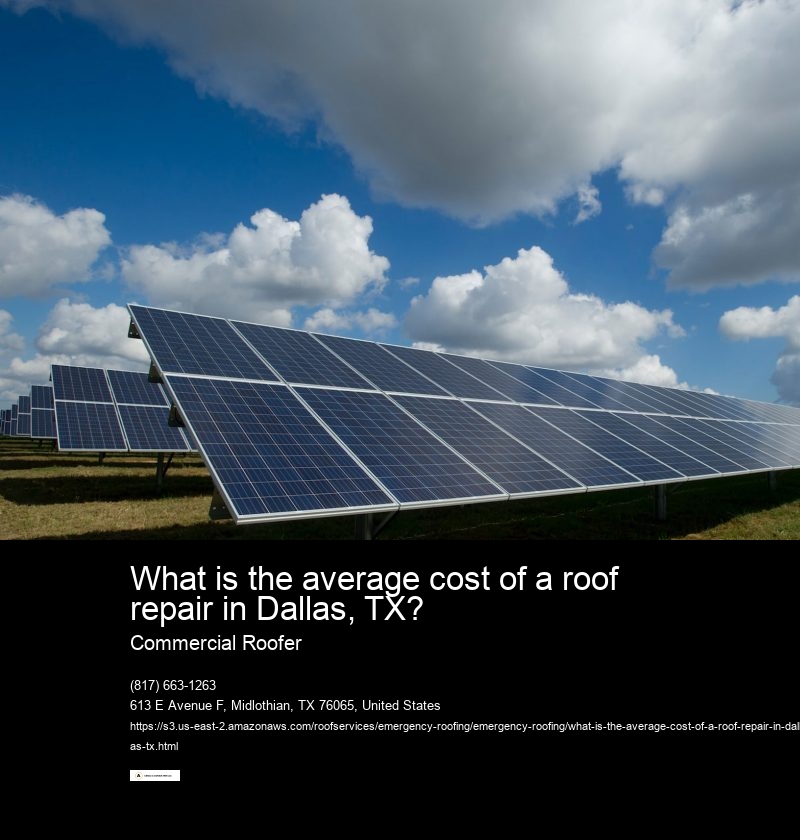 What is the average cost of a roof repair in Dallas, TX?