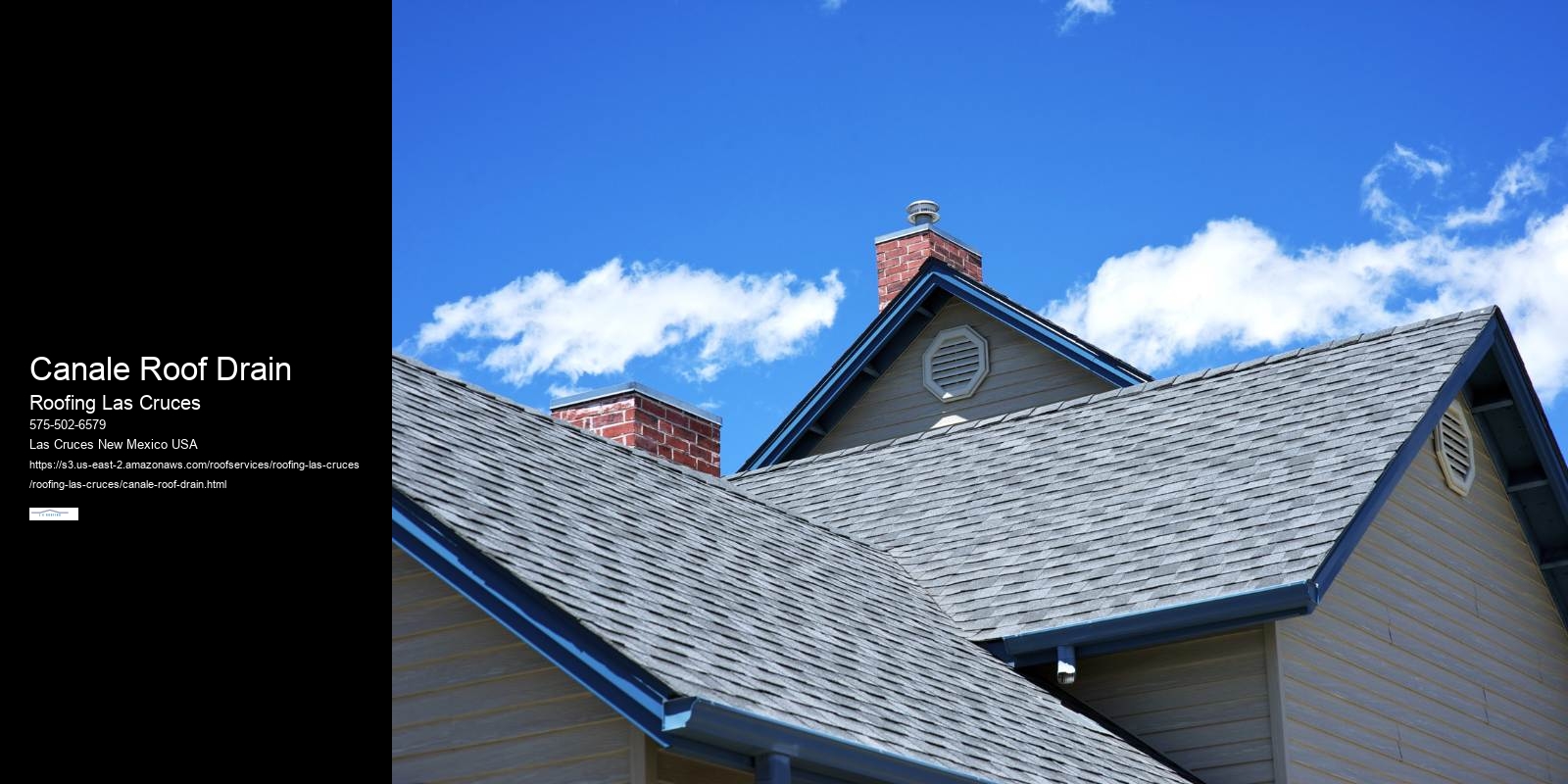 Canale Roof Drain