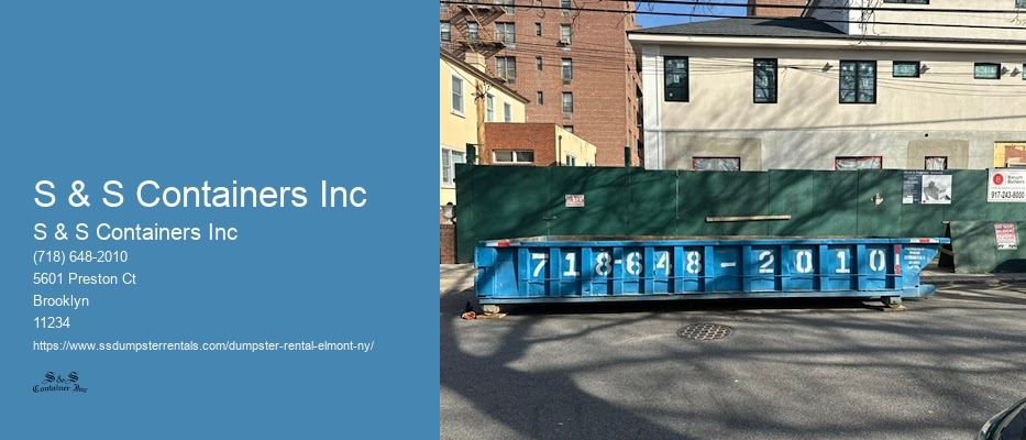 Elmont NY Dumpster Rentals