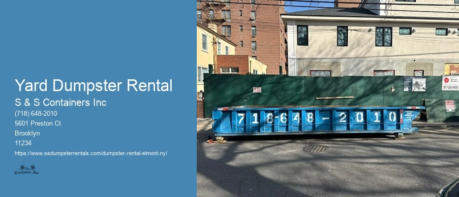 Dumpster Rental Near Elmont NY