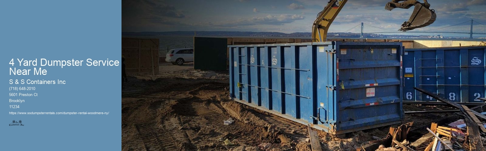 4 Yard Dumpster Service Near Me