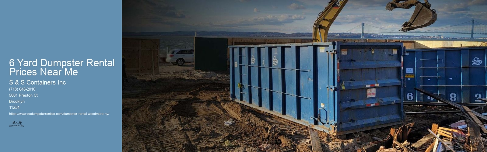 6 Yard Dumpster Rental Prices Near Me