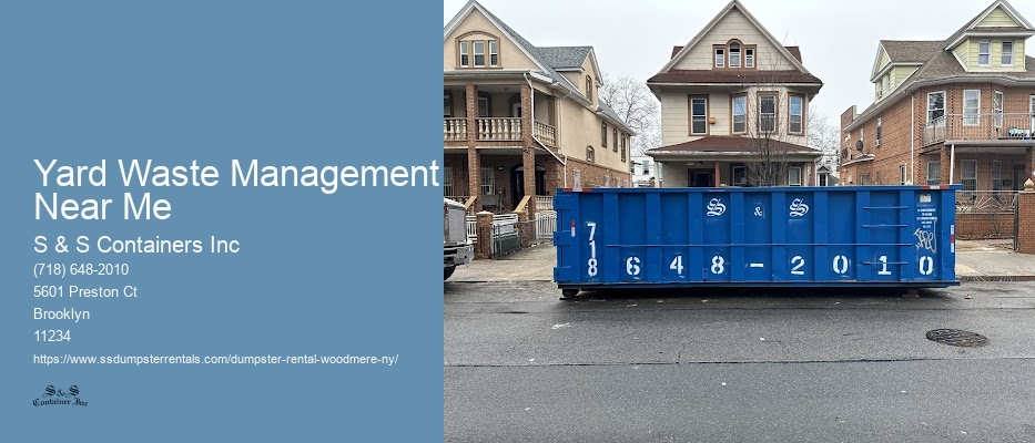 Yard Dumpster Rental Near Me