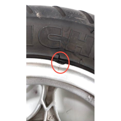 Roda Dianteira Suzuki Modelo Burgman 125 Ano 2007 Original