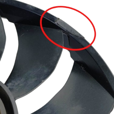 Hélice Ventoinha Yamaha Xj6 N Ano 2011 Original AVARIA (040)