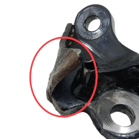 Suporte Pedal Descanso Honda Cbr 600f Ano 2014 Origina (057)